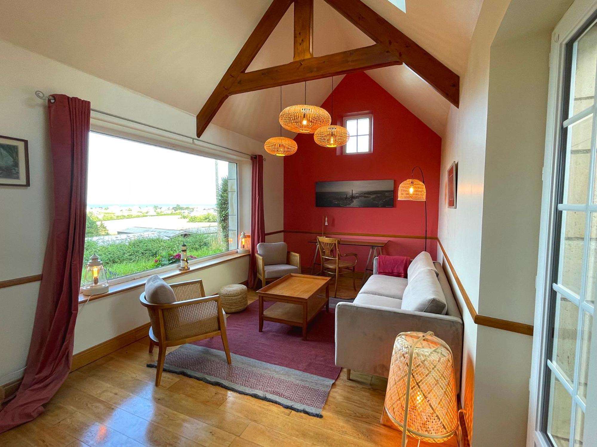 Maison De Charme Vue Sur Mer Pour 6 Pers Quineville Bagian luar foto