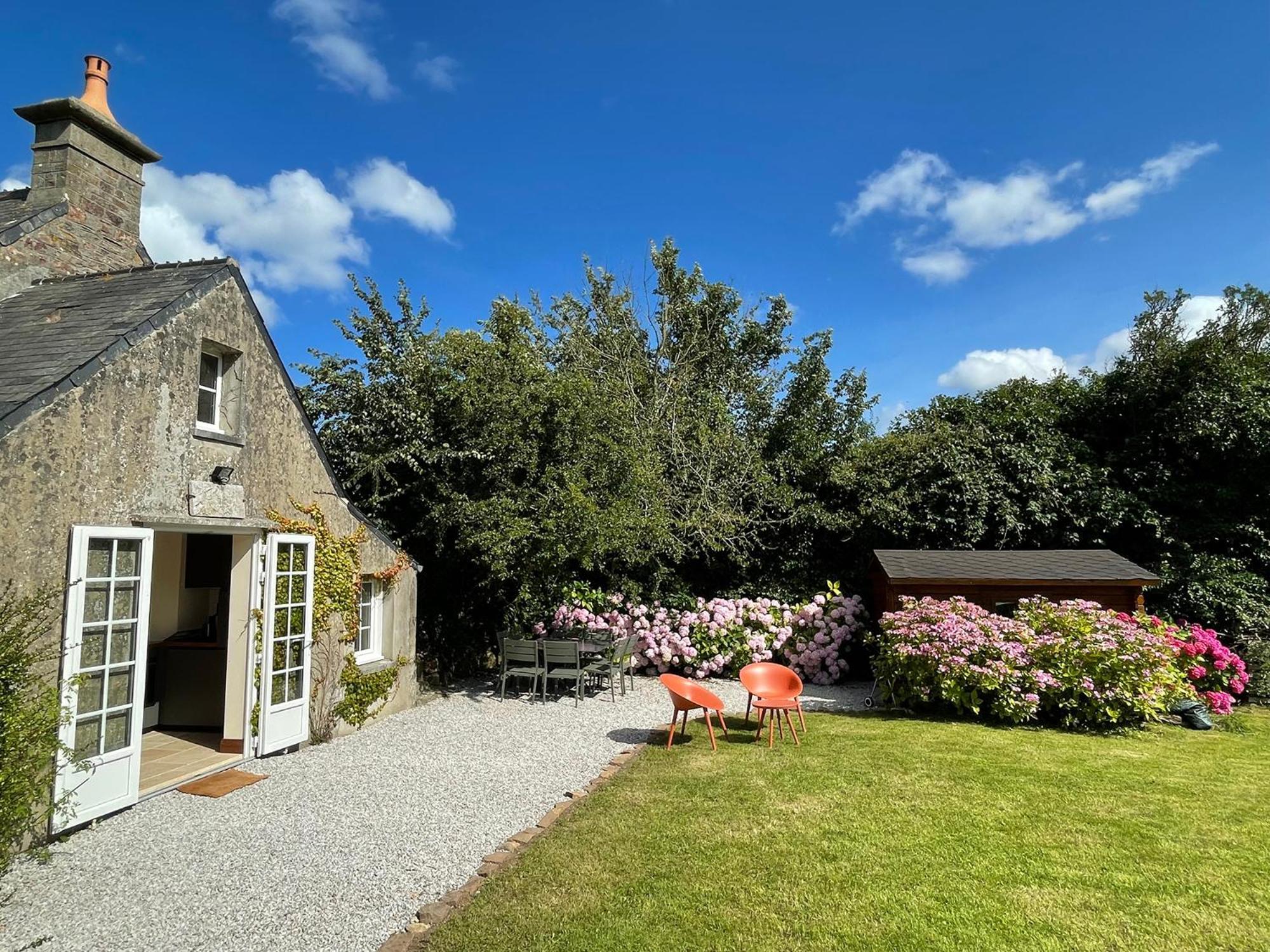 Maison De Charme Vue Sur Mer Pour 6 Pers Quineville Bagian luar foto